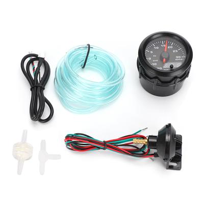 52mm   2in 7 Colors LED Turbo Boost Meter Car Modification Instrument Set