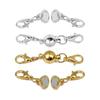 5 Pairs DIY Jewelry Magnetic Clasp Connector with Lobster Clasp for Jewelry Making Findings