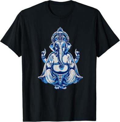 NOU LIMITAT Ganesha Elefant Yoga Buddha Meditație Altar Tricou Topuri Tricou