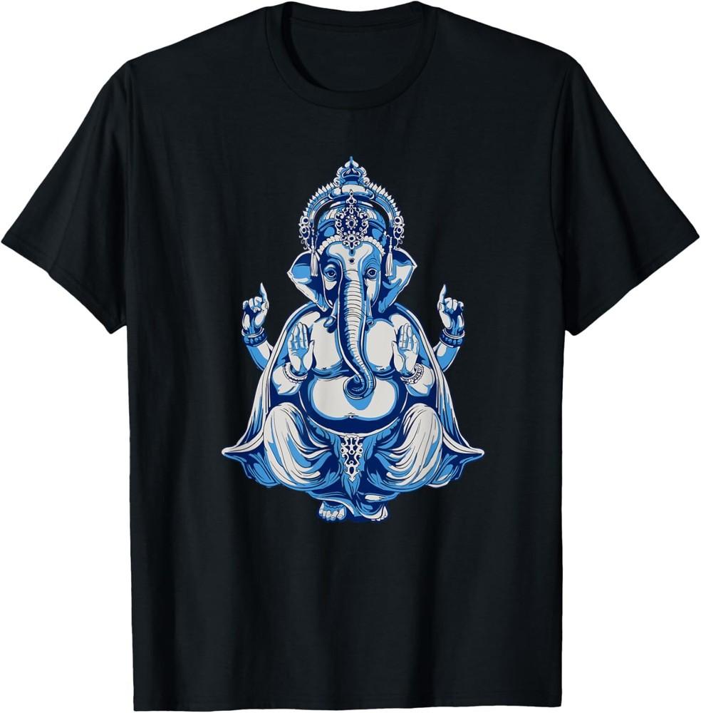 

NEW LIMITED Ganesha Elephant Yoga Buddha Meditation Altar T-Shirt Tops Tee S