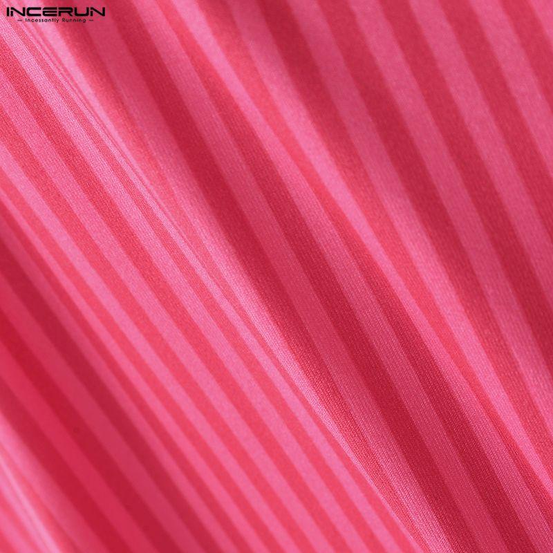 INCERUN Sommer Herren Ärmellos Gestreift Patchwork Lässig Sport Tanktops Weste