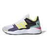 adidas Neo Crazychaos Casual Comfortable Trendy Shock Absorption Low Top Marathon Running Shoes Women Sneakers Green Yellow Purple FX3574