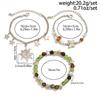 Salircon 2 Styles Exquisite Boho Beaded Bracelet Women Vintage Multilayer Ethnic Style Sun Butterfly Star Pendant Bangle Jewelry