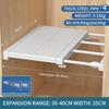 Retractable Wardrobe Shelf Divider and Organizer