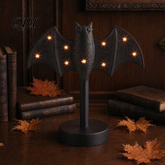 Witch Lantern Decoration Halloween Gothic Lantern, Resin Tabletop Decor with Warm Glow, Spooky Centerpiece Decorative for Shelf Desk