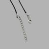 Korean Waxed Cord: 2.0/1.5mm Black Thread for Necklace Jewelry String & Pendant Chain