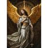 Nordic Religious Art Benevolent Portrait Of The Virgin Mary Archangel Canvas Painting Living Room Modern Aesthetics Home Decor