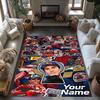 Jorge Lorenzo Customize Text Floor Rug Office Rug Design For Foyer Kitchen Outdoor Decorate Room Antislip Carpet Anime Office Decor