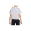 Nike Sportswear Logo Embroidered Short Sleeve T-Shirt Kids Tops White Blue DH5750-085