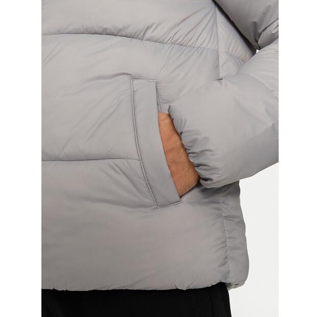 Winter Jacket 4F 4FWAW24TDJAM485, Grey, Standard Fit