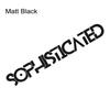 Sophisticated Slogan Banner Car Sticker Car Body Side Vinyl Decal Waterproof Automobile Styling Decoration Stickers Accessories