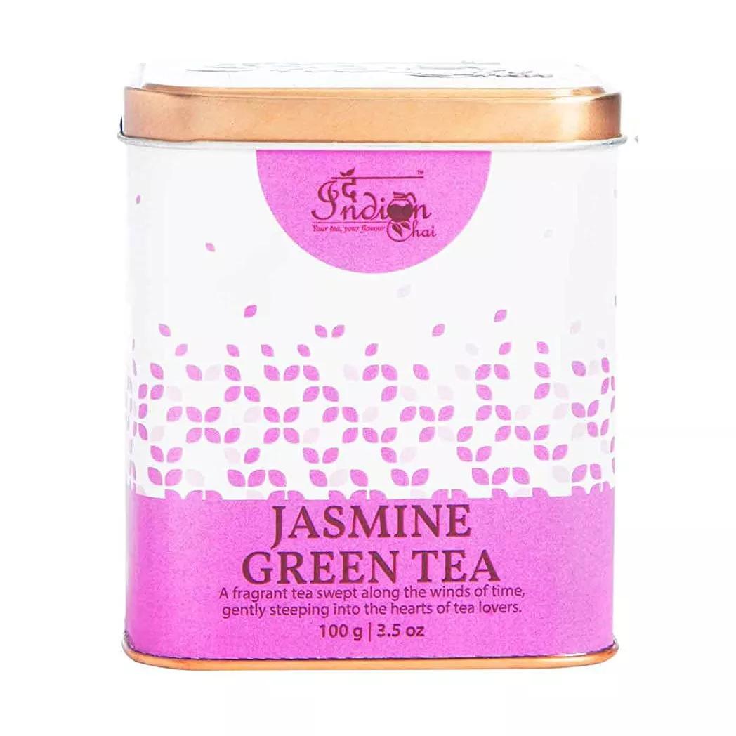 

Зеленый чай с Жасмином (100 г), Jasmine Green Tea, Indian Chai