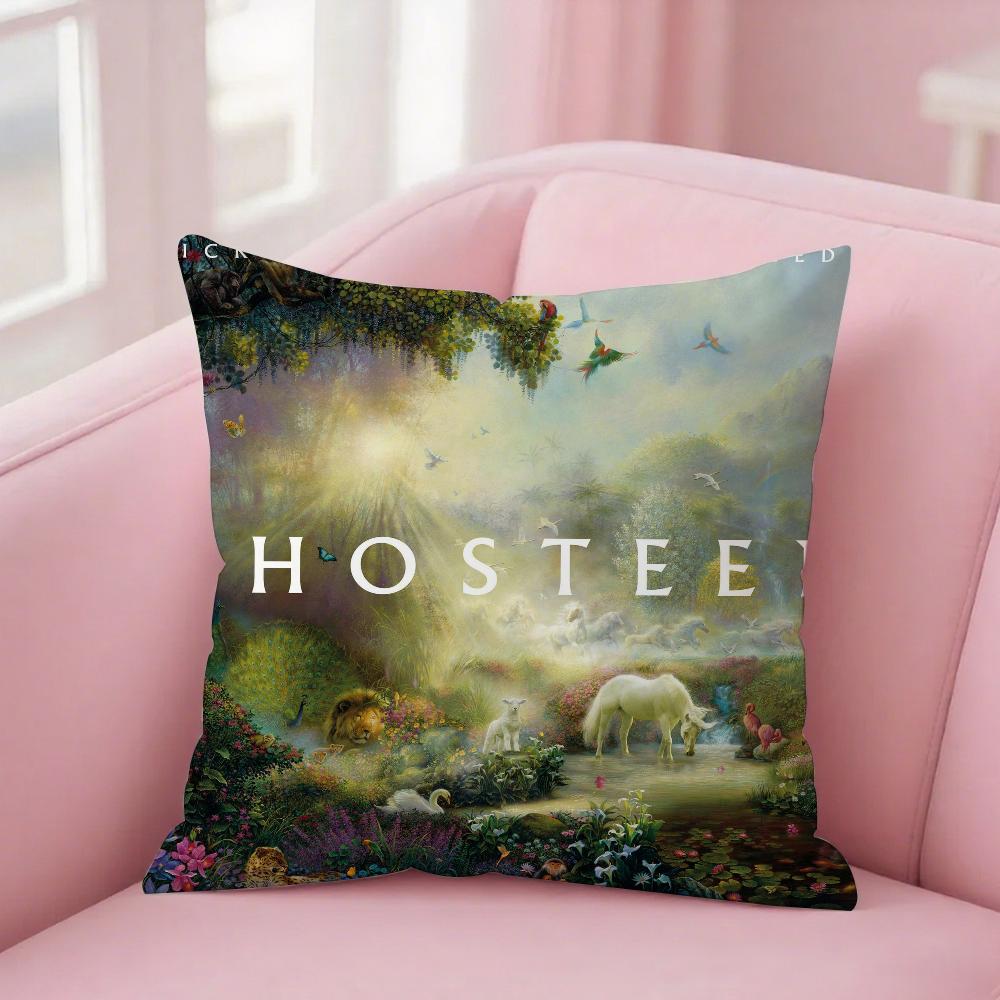 Band N-Nick C-Cave And The B-Bad S-Seeds Pillow Case Cover Square Sofa With For Pattern Comfortable Cushionsuitable