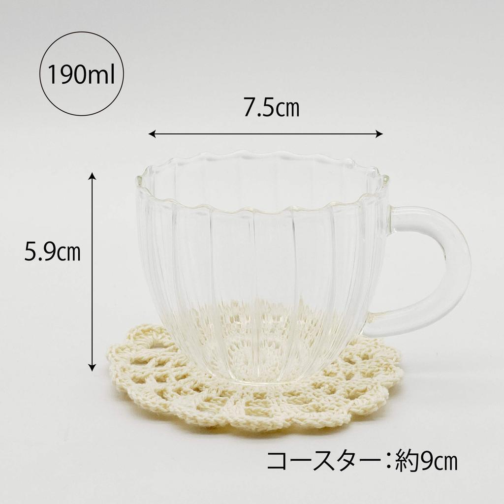 Dolce Duo Teatrico Edible Fruit Tea, Heat-Resistant Glass Teapot & Cup Set with Coasters, Perfect As a Gift (TT-12)