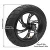 Aluminum Alloy Hub Electric Scooter Wheel 12 1/2X2 1/4 Size Rubber Tyre Wheel  Electric Scooter Use