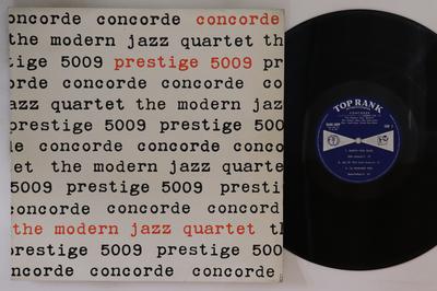 Disque LP MODERN JAZZ QUARTET - Concorde RANK5009 TOP RANK 1961 Japon Jazz Occasion