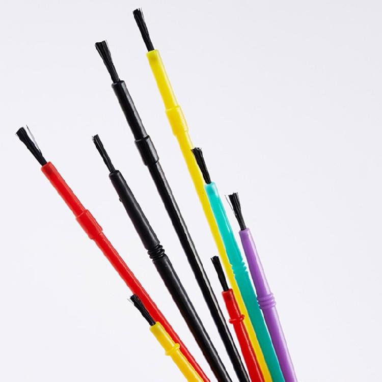 50 Pcs Nylon Hair Paint Brushes Art Supplies Small Watercolor Painting Brushes Set for Adult Students