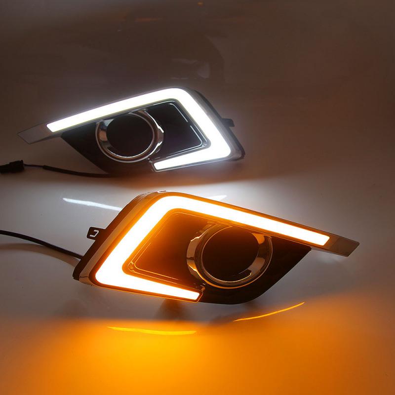 Nissan Sylphy 16-17 Tagfahrlichter: 3 Farben - Weiß, Gelb, Blau.