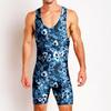 Mens Wrestling Suit One-piece Swimsuit Gym Workout Sports Lightweight Sweat-Absorbing Weightlifting Training