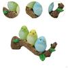 Birds On Branch Statue Sculpture Decoration,Resin Figurine Hanging Bird A for Sidewalks