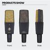 BAIFEILI C414 Professionel Kondensator Mikrofon XLR Med 25mm Membran Kardioide Mikrofon til Streaming, Podcasting, Optagelse, ASMR