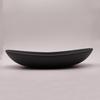 [ware hendey] Oval, Shatterproof Plate, Made in Japan, Premium Black, Heat-Resistant (240°C), Dishwasher-Safe, Microwave-Safe, High-Durability,