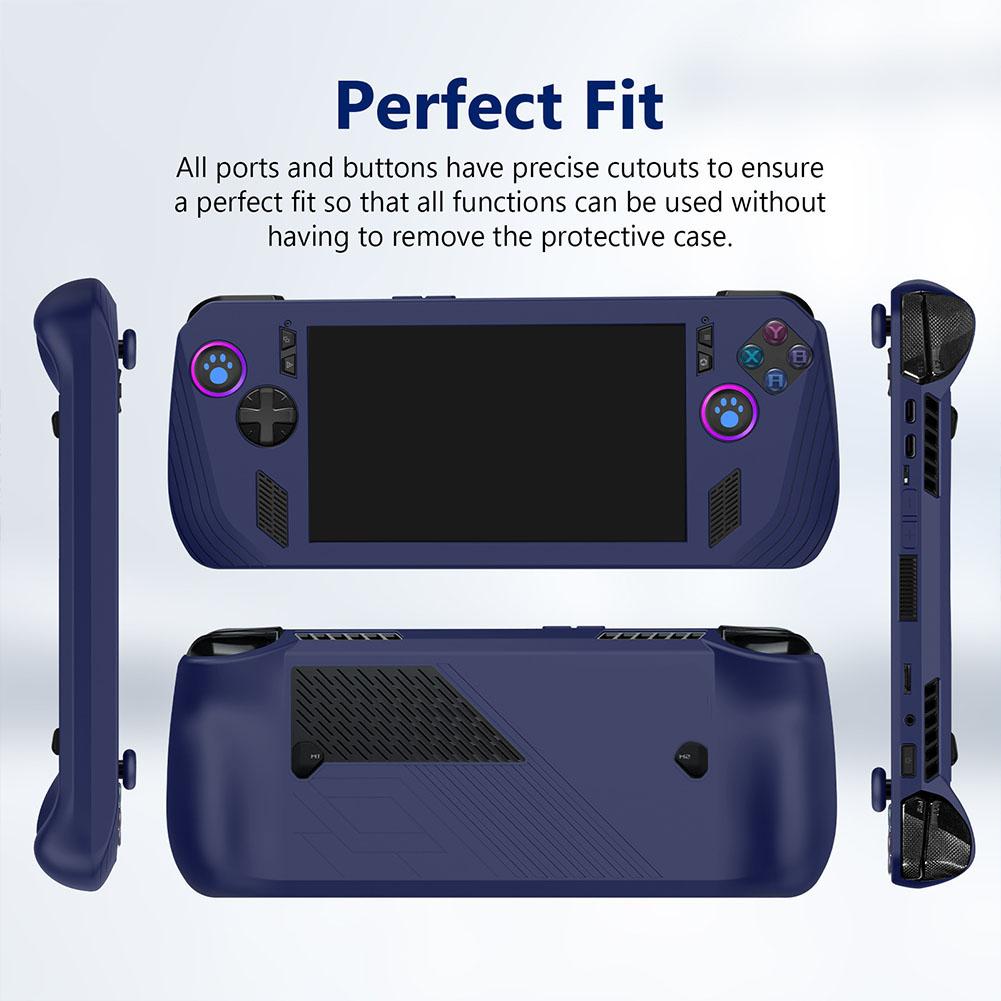 Silikonové pouzdro pro herní konzoli ASUS ROG Ally X, měkké, protiskluzové, ochranné, ergonomické, prachotěsné