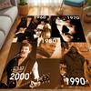 Johnny Hallyday: Life Death carpet Suitable for all seasons floor mats Dormitory decoration Protective pad Fashion