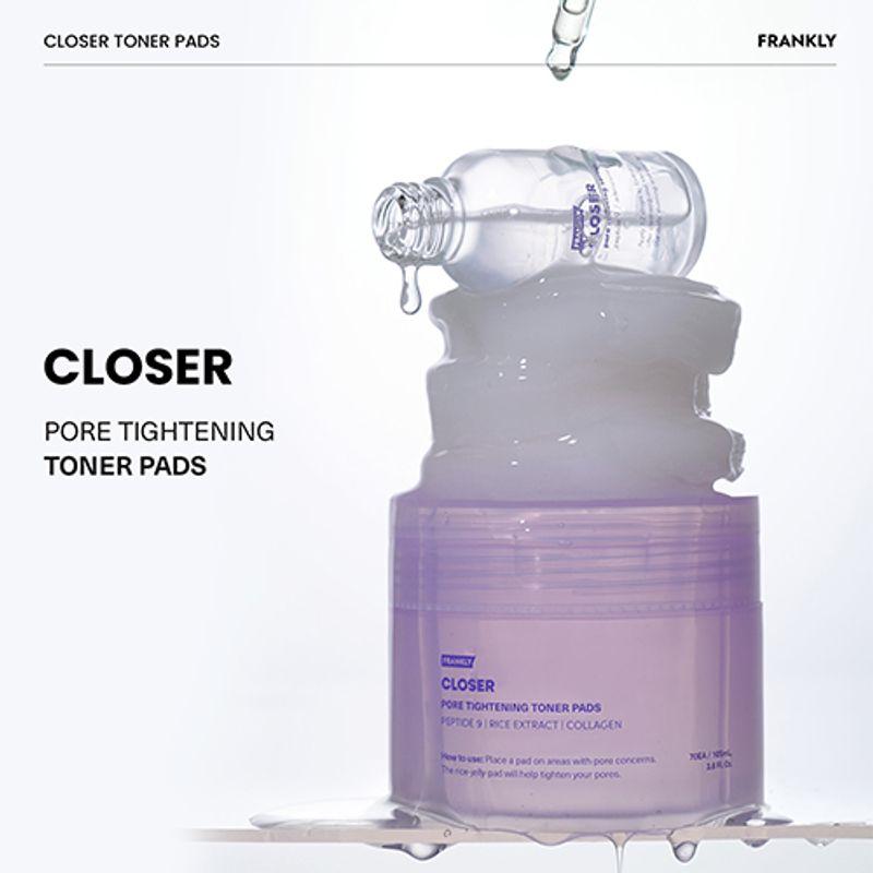 FRANKLY Closer Toner Pads 105ml