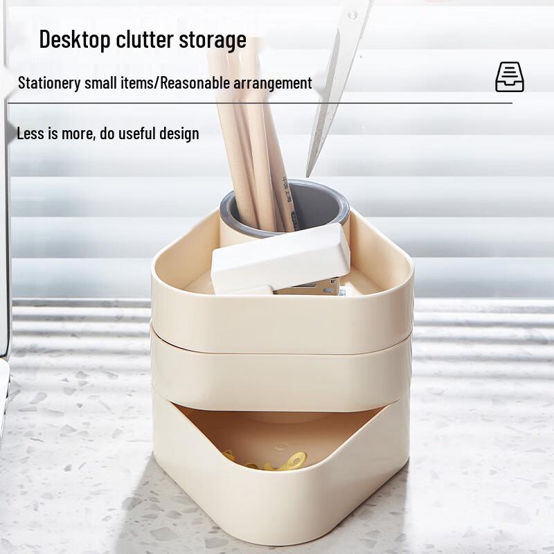 3-ярусный вращающийся органайзер для косметики (3-Pack)