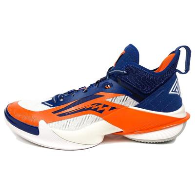 Air Strike 10 Comfortable Fashion Shock Absorption Mid-Top Basketball Shoes Men Sneaker Blue Orange ABAT089-9