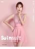 2026 Women's Fairy Style Slimming One-Piece Swimsuit - Tummy Concealing & Conservative for Summer Swimwear