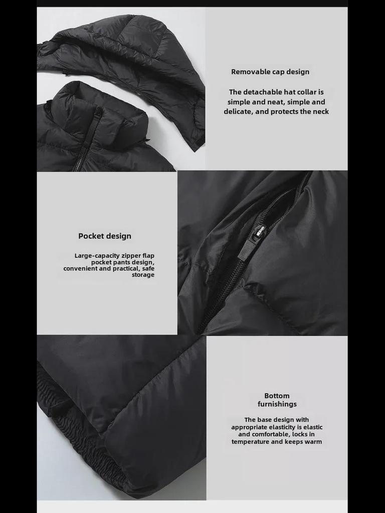 Erkek Kışlık Aşağı Yelek: Trendy Siyah ve Sarı Çift Dış Giyim Ceket