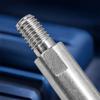 2SET Silver Angle Grinder Extension Rod 45 steel Rotary Polisher Extension
