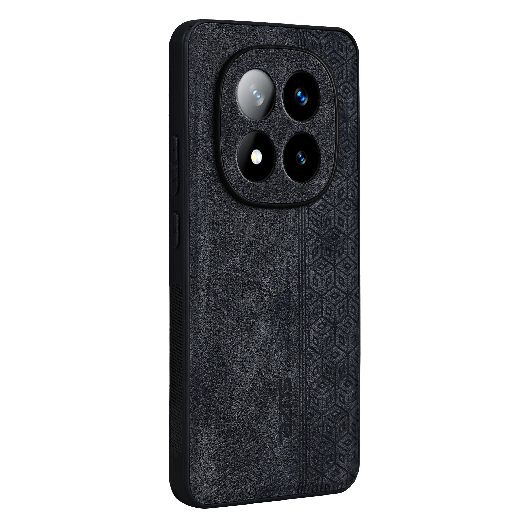

AZNS Для Xiaomi Redmi Note 14 Pro 4G Чохол Захисний Чохол для Телефону з ТПУ, Покритий Шкірою PU E