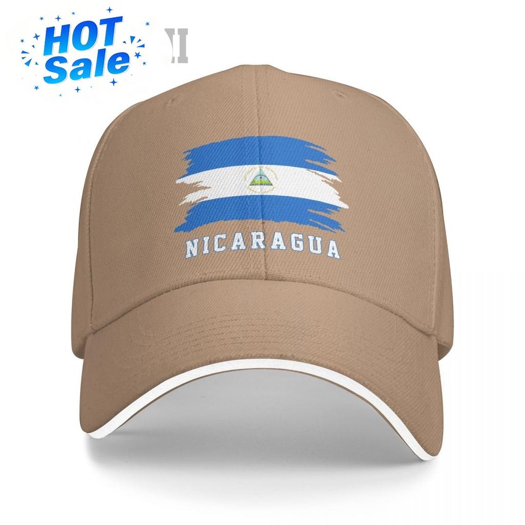 Unisex Sandwich Nicaragua Flagge Nicaraguaner Baseballkappe Männer Frauen Hip Hop Kappen Snapback Golfhut Angeln