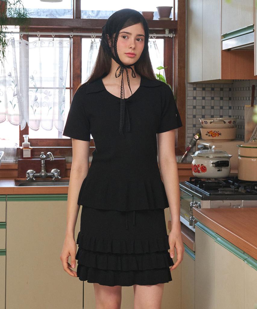 MICANE Jenna Frill Knit - Skirt Set