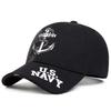 Unisex Anchor Embroidery Baseball Caps Spring Autumn Outdoor Adjustable Casual Hats Dad Hat Sunscreen Hat