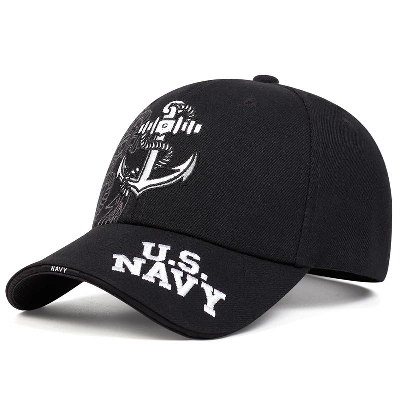 Unisex Anchor Embroidery Baseball Caps Spring Autumn Outdoor Adjustable Casual Hats Dad Hat Sunscreen Hat