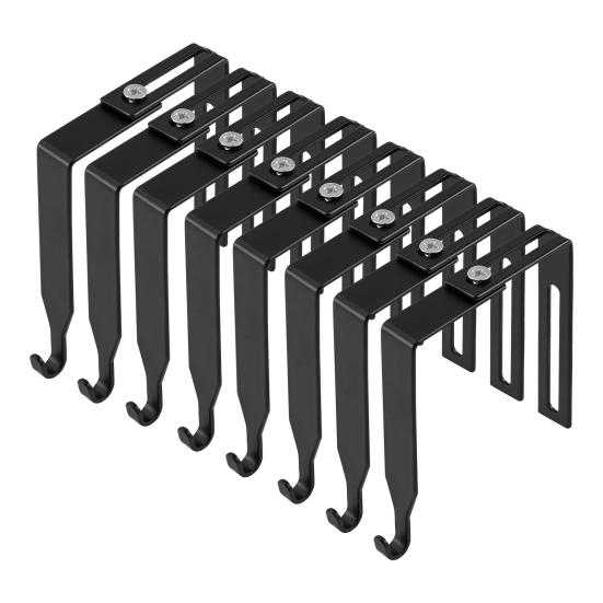 2/4/6/8/10Pcs Adjustable Outdoor Light String Hooks Rustproof Strong Load-bearing String Light Hanger Hooks Cable Cord Holders