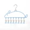 Cat Shape Socks Drying Rack Windproof Clothes Hanger Underwear Drying Clips  Indoor Outdoor Use