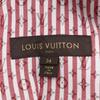 Louis Vuitton B Louis Vuitton Jeansjacke Logo Knopf Monogramm Vintage Baumwolle/Polyurethan Damen Gebraucht