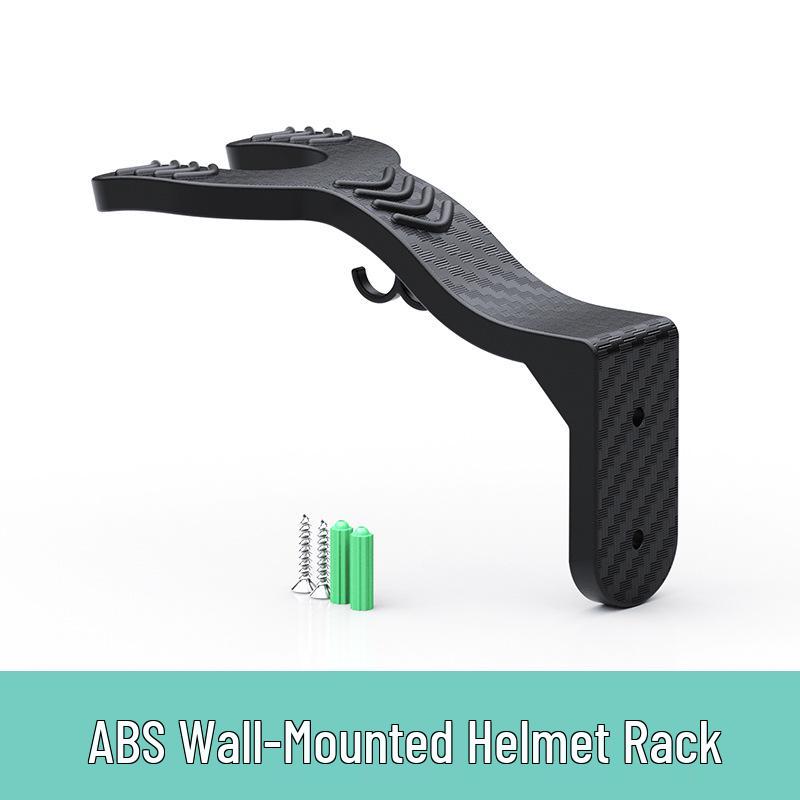 

Настенная стойка для шлемов и шляп с крючками для электромобилей и мотоциклов чёрный