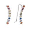 Silver Earrings with Enamel (2109693)