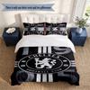 Chelsea F.C (5) Duvet Cover Pillowcase 3 Piece Set Bedding Set 1 Duvet Cover with 2 Pillowcases for Bedroom Decor