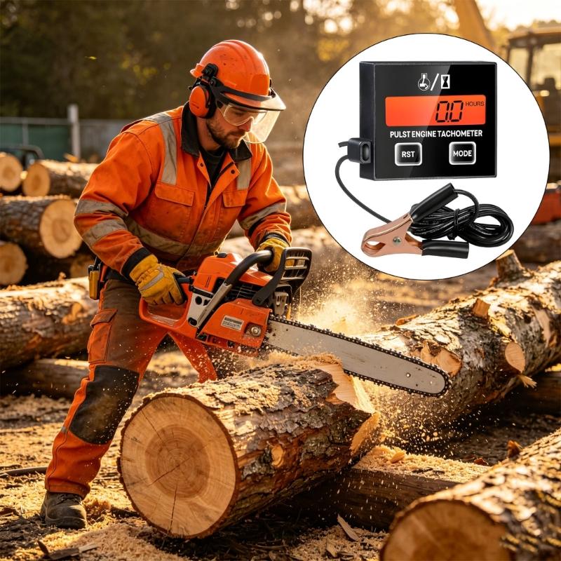 Multiple Function Speed Testing Device With 5 number Timer And strong ABS Housing For Commercial Mowers