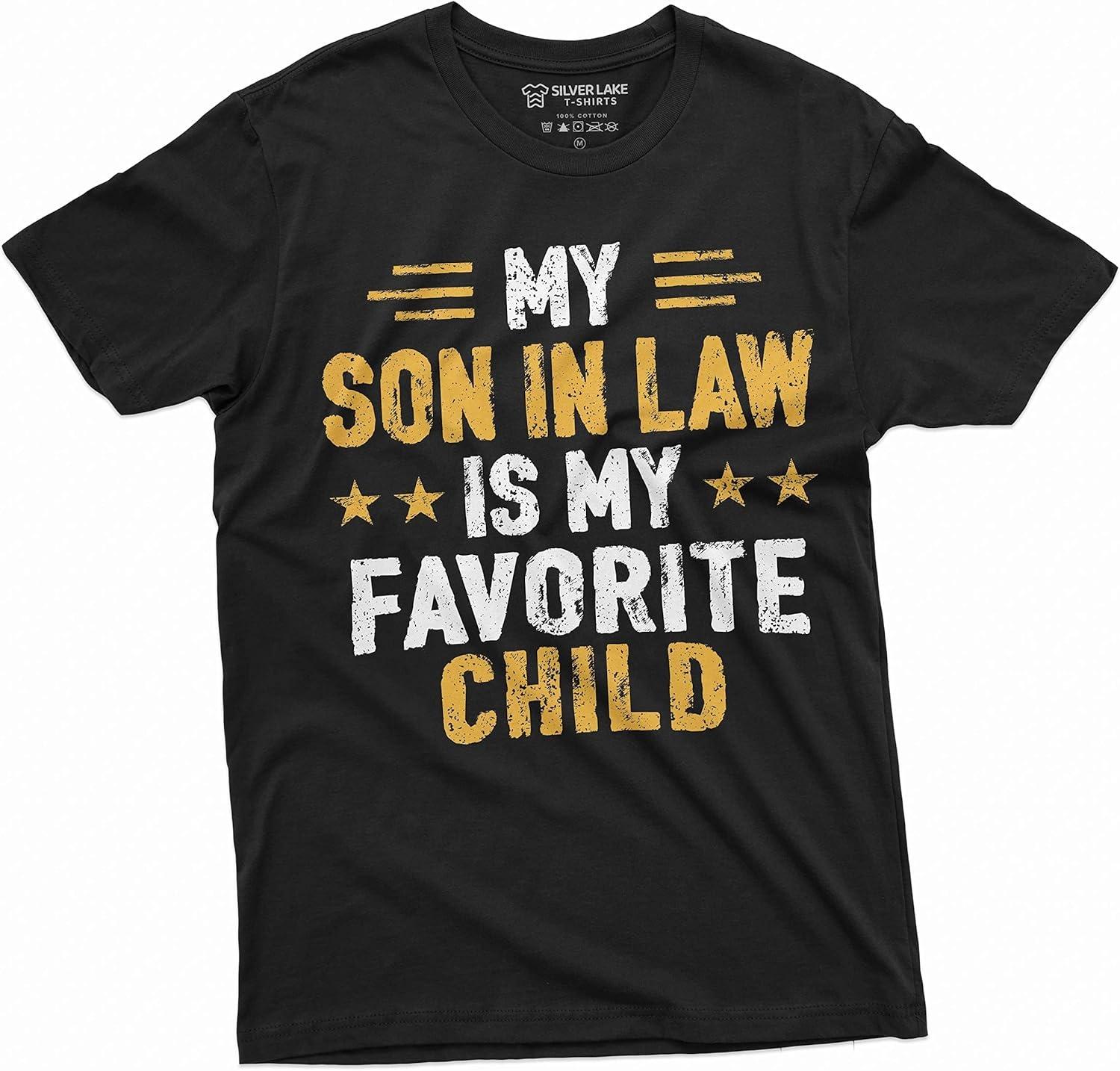 

My Son in Law is My Favorite Child T-Shirt Men s Women s Unisex Tee Shirt XXXXXL чорний