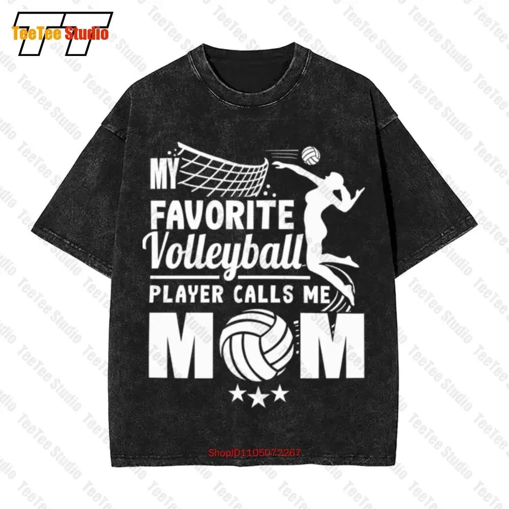 My Favorite Volleyball Player Calls Me Mom Vintage Oversized TShirt Tee JT S
