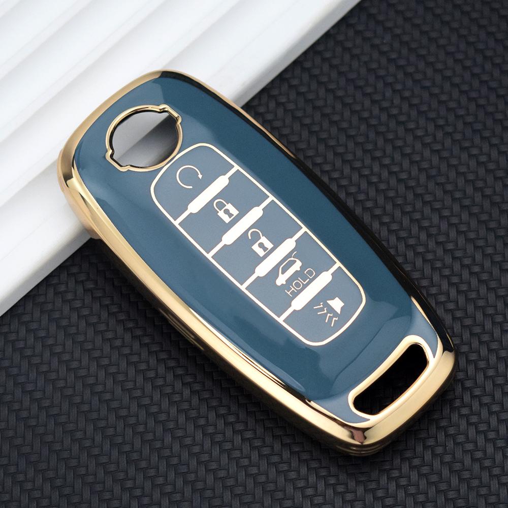 TPU 5 Buttons Car Remote Key Cover Case Shell for Nissan Qashqai J10 J11 X-Trail T31 T32 Juke Kicks Tiida Pathfinder Note For Infiniti