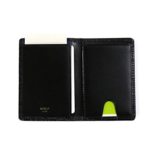Romeo Crocodile Embossed Pass Case (Bi-fold)